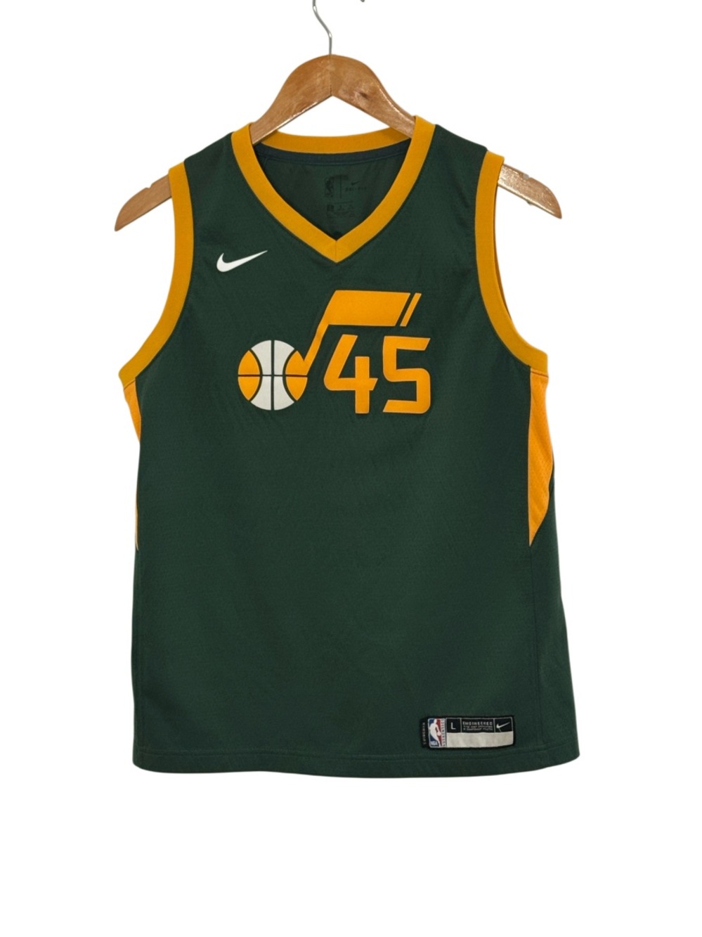Nike Utah Jazz #45 Mitchell Jersey Size Large Youth